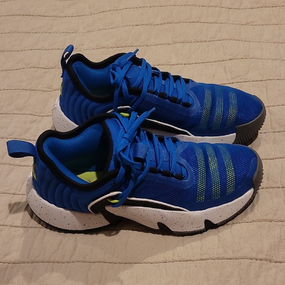 adidas Kids Blue and Green Sneakers